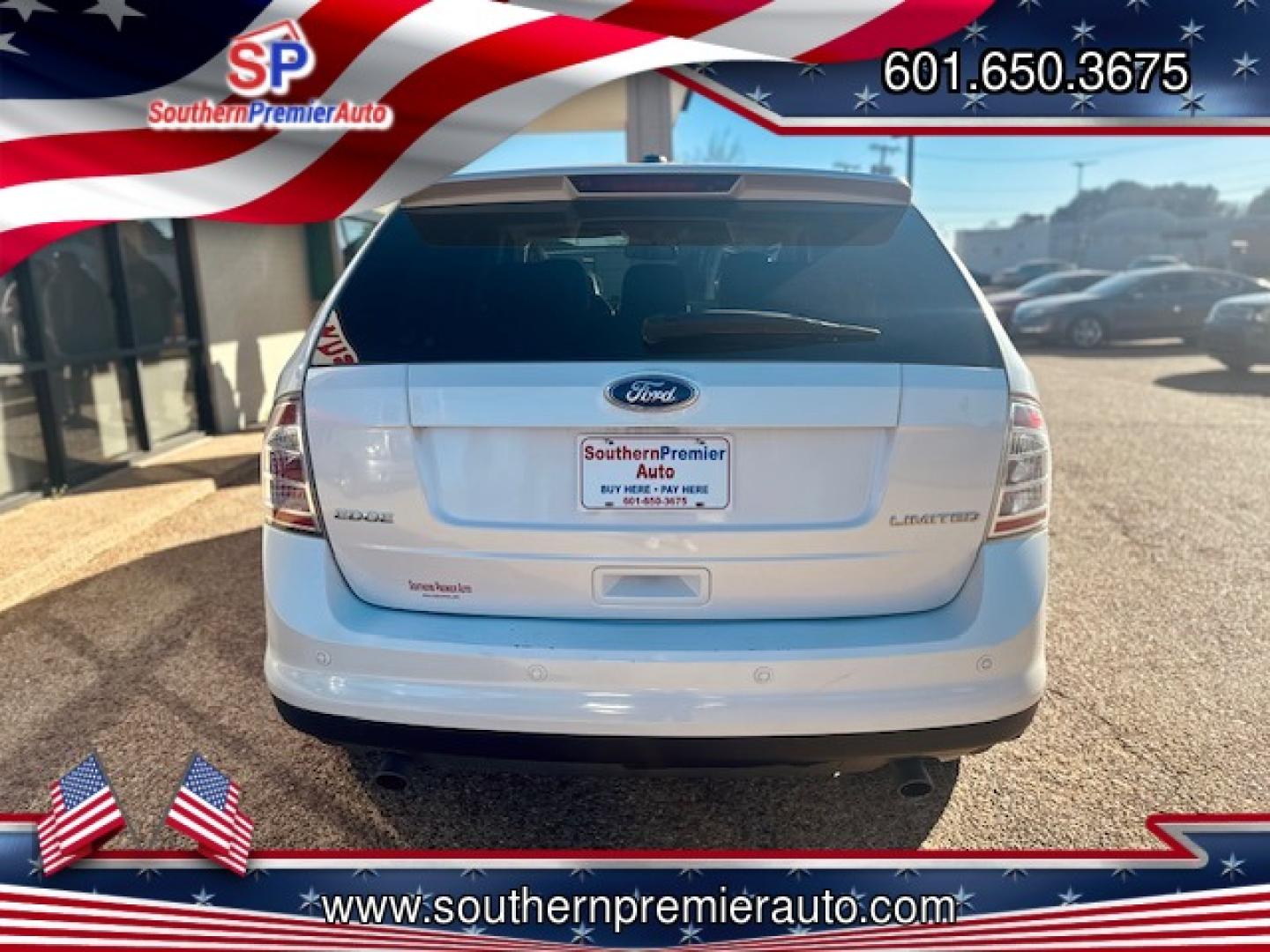 2010 WHITE FORD EDGE LIMITED (2FMDK3KC7AB) , located at 922 W. Beacon St., Philadelphia, MS, 39350, (601) 650-3675, 32.770447, -89.127151 - Photo#4